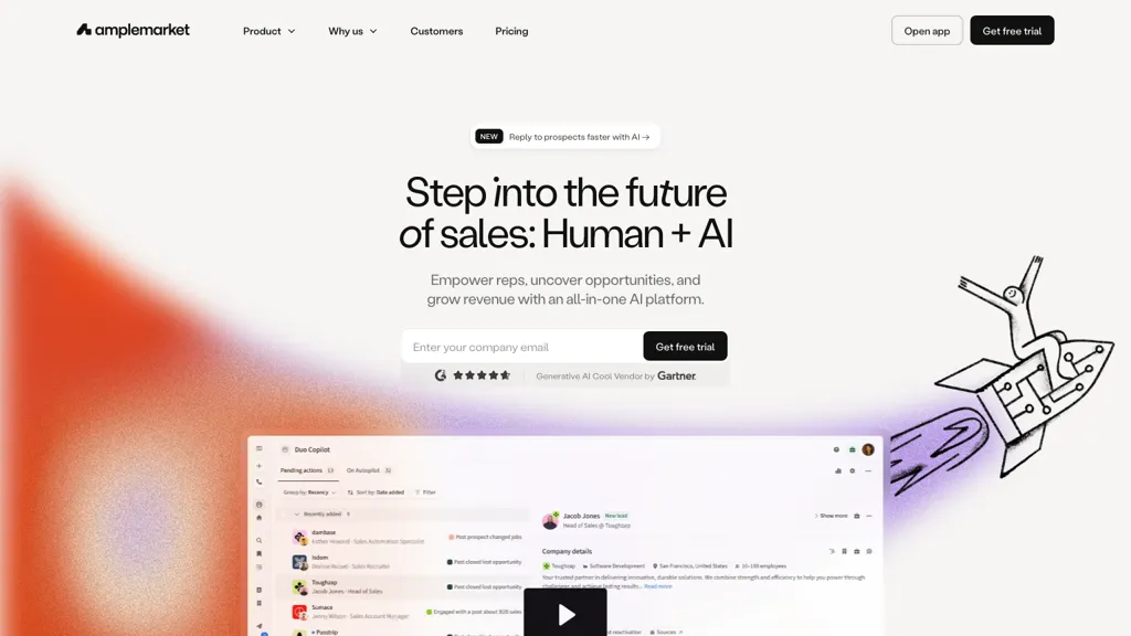 Amplemarket screenshot