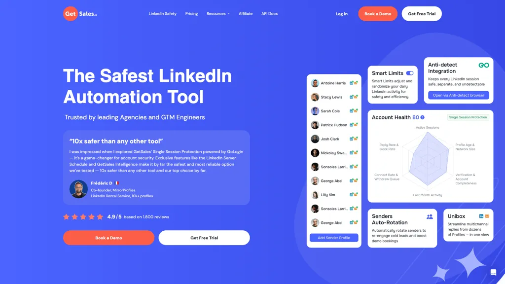 GetSales.io screenshot