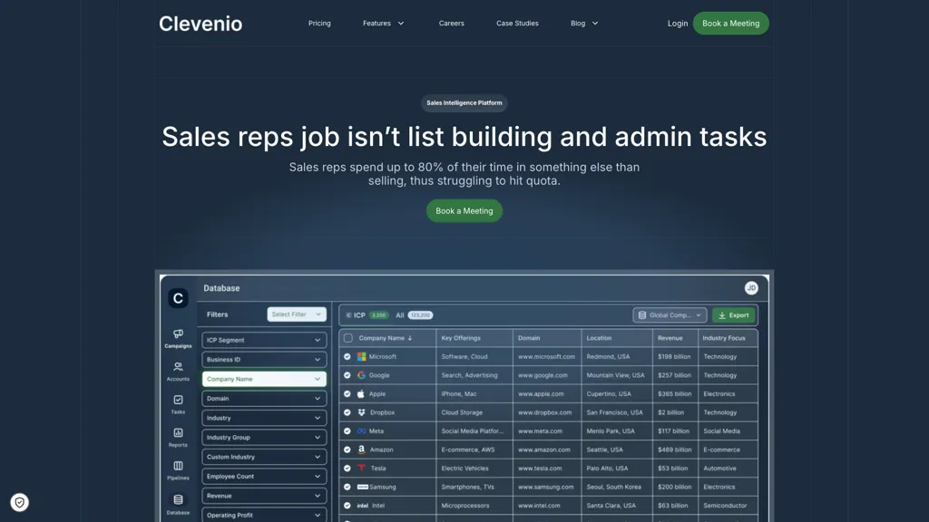 Clevenio screenshot