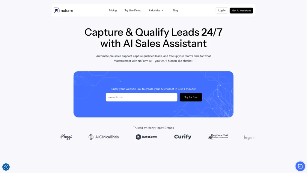NoForm AI screenshot