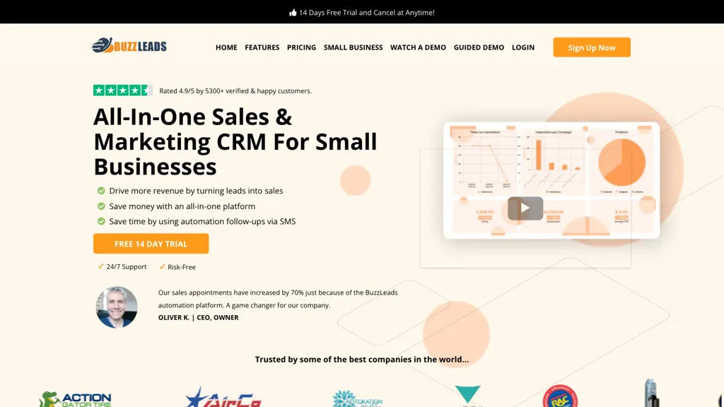 buzzleads.io screenshot