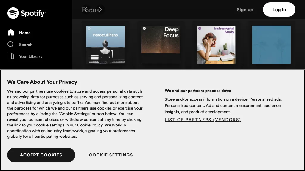 Spotify DJ screenshot