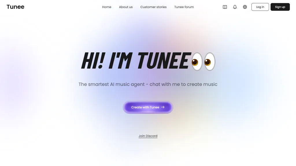 Tunee AI screenshot