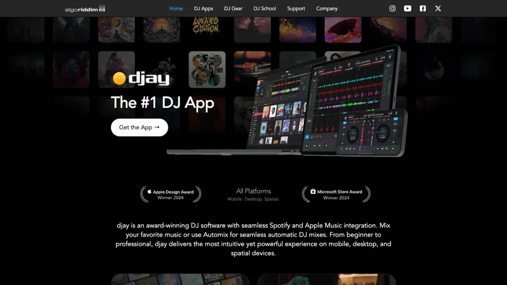 Algoriddim DJ screenshot