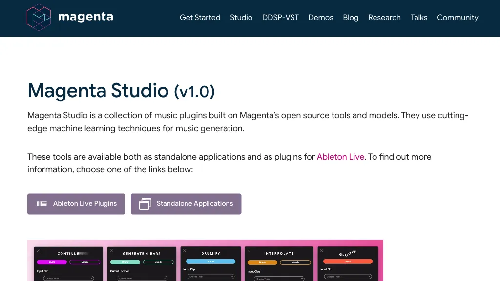 Magenta Studio screenshot