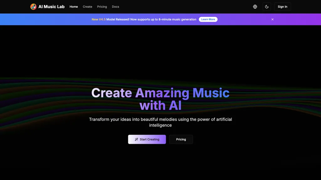 Lyrics Song AI Converter screenshot