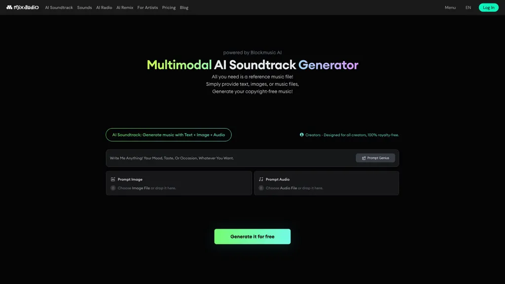 MixAudio screenshot