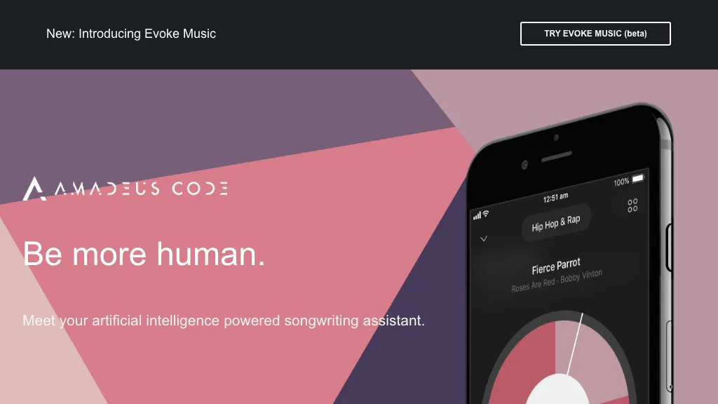 Amadeus Code screenshot