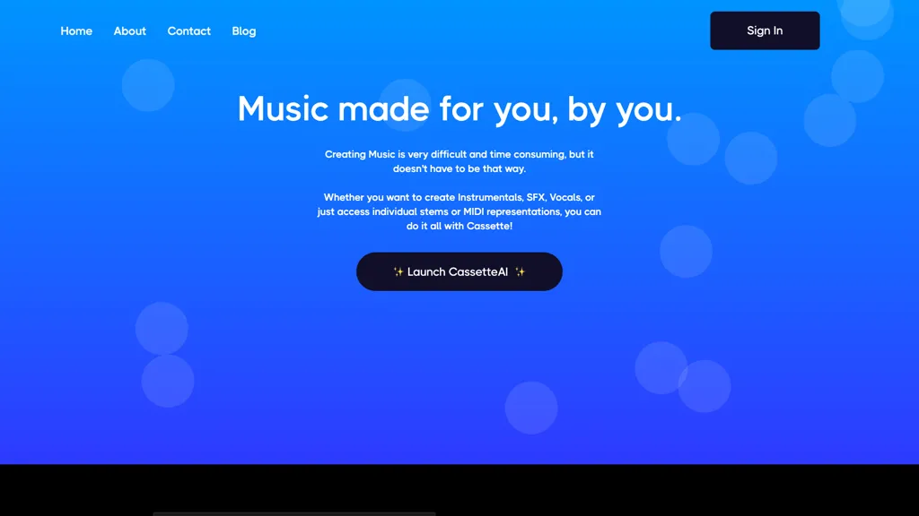 CassetteAI screenshot