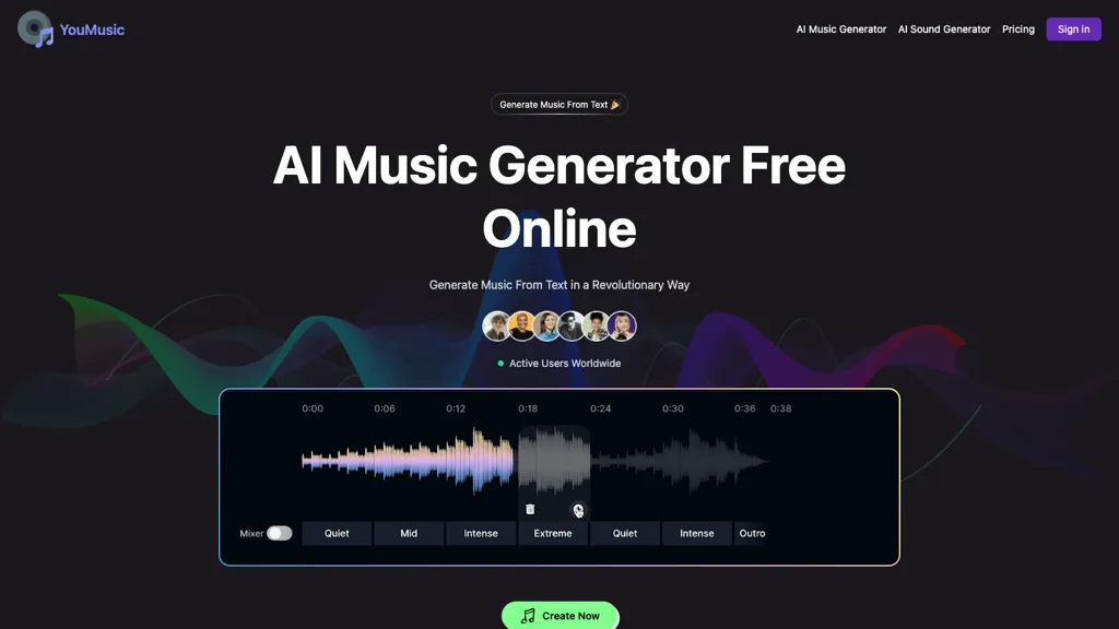 YouMusic.AI screenshot