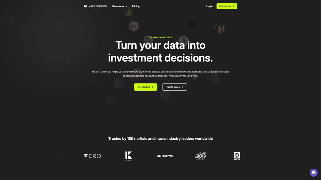 Music-tomorrow.com screenshot