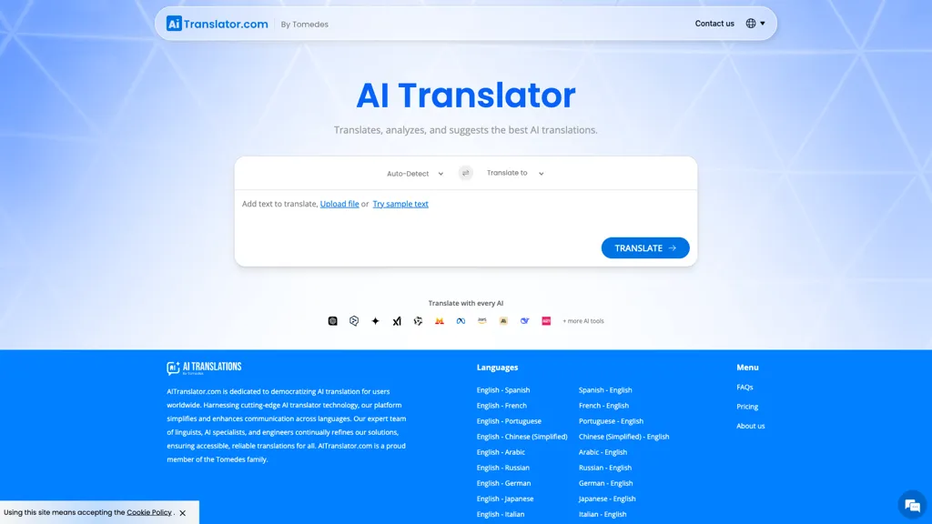 AITranslator.com screenshot