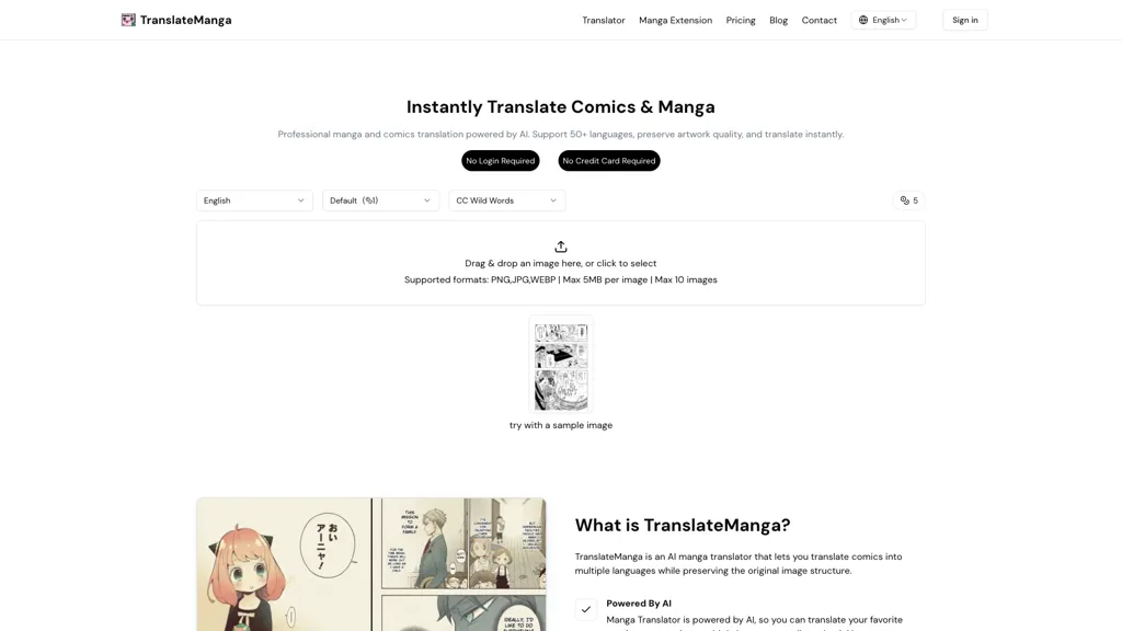 TranslateManga screenshot