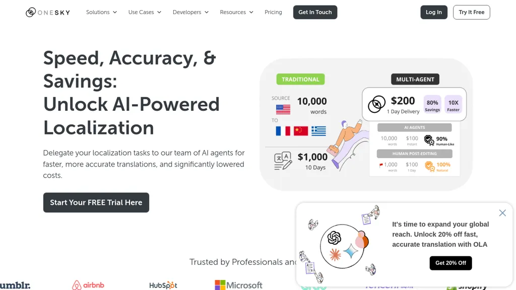 OneSky Localization Agent screenshot