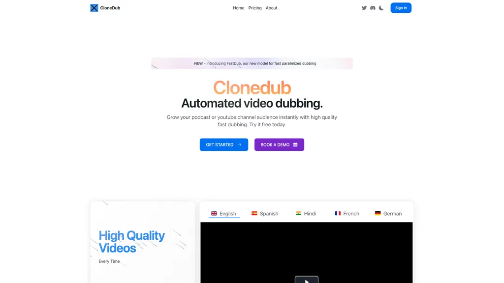 CloneDub screenshot