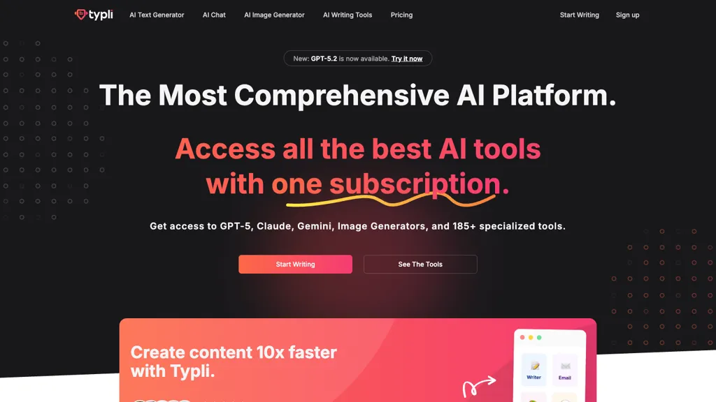 Typli.ai screenshot