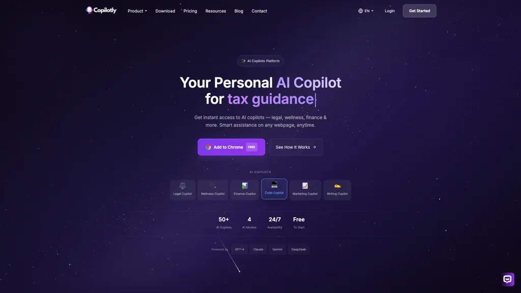 Copilotly screenshot