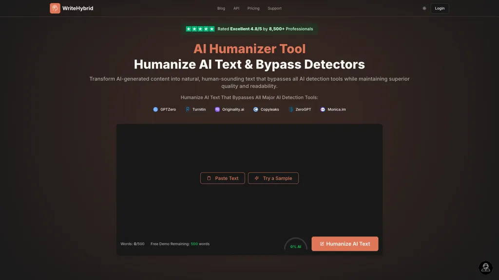 WriteHybrid screenshot