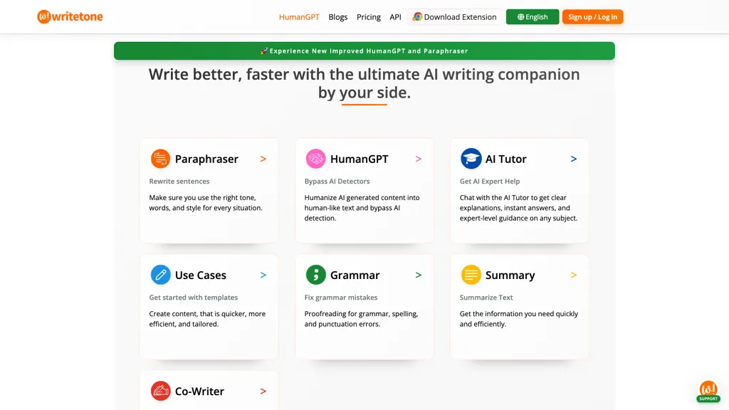 Write Tone screenshot