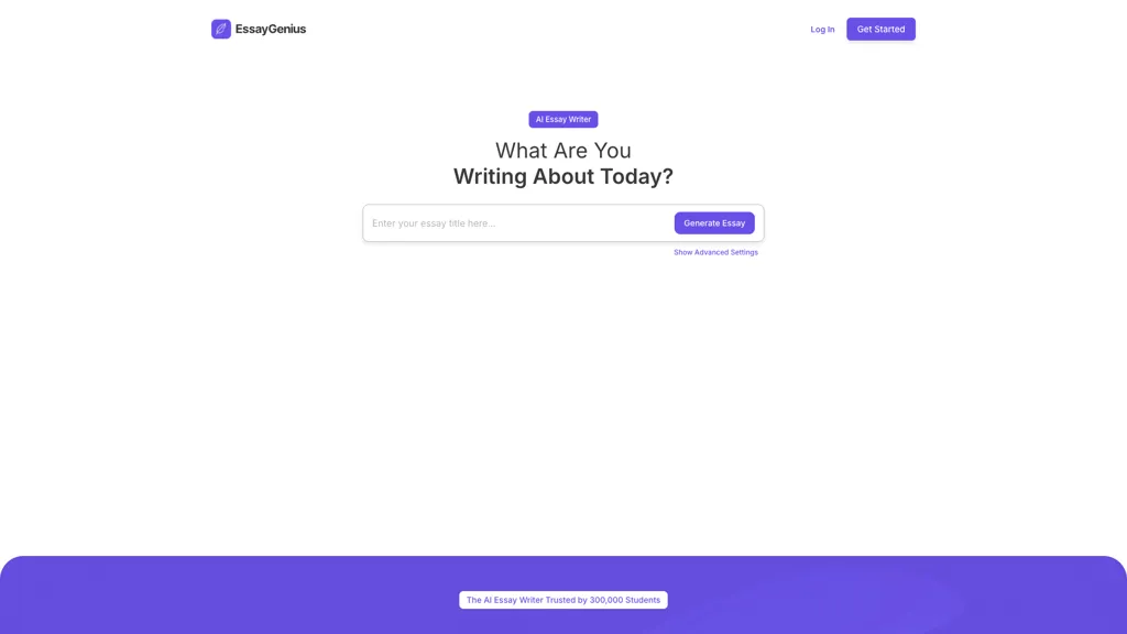 EssayGenius screenshot