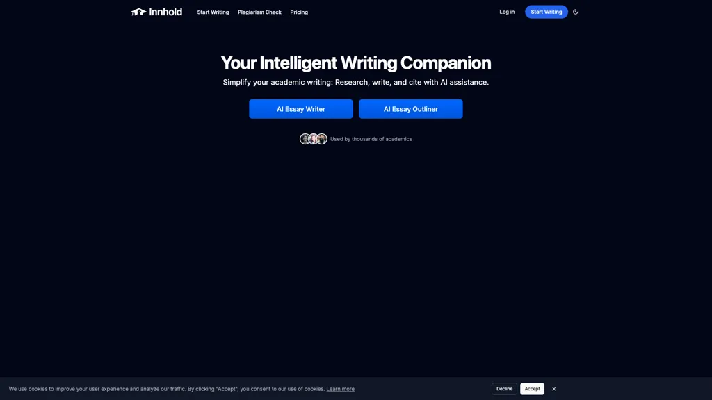innhold.ai screenshot