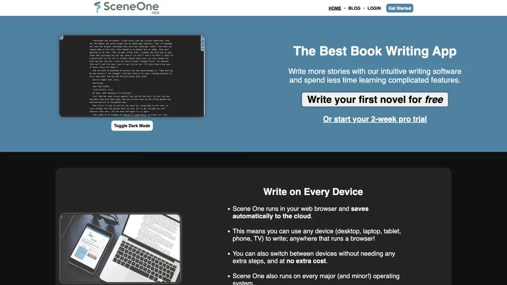 Scene One screenshot