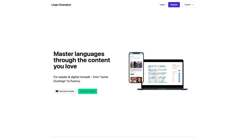 Lingo Champion screenshot