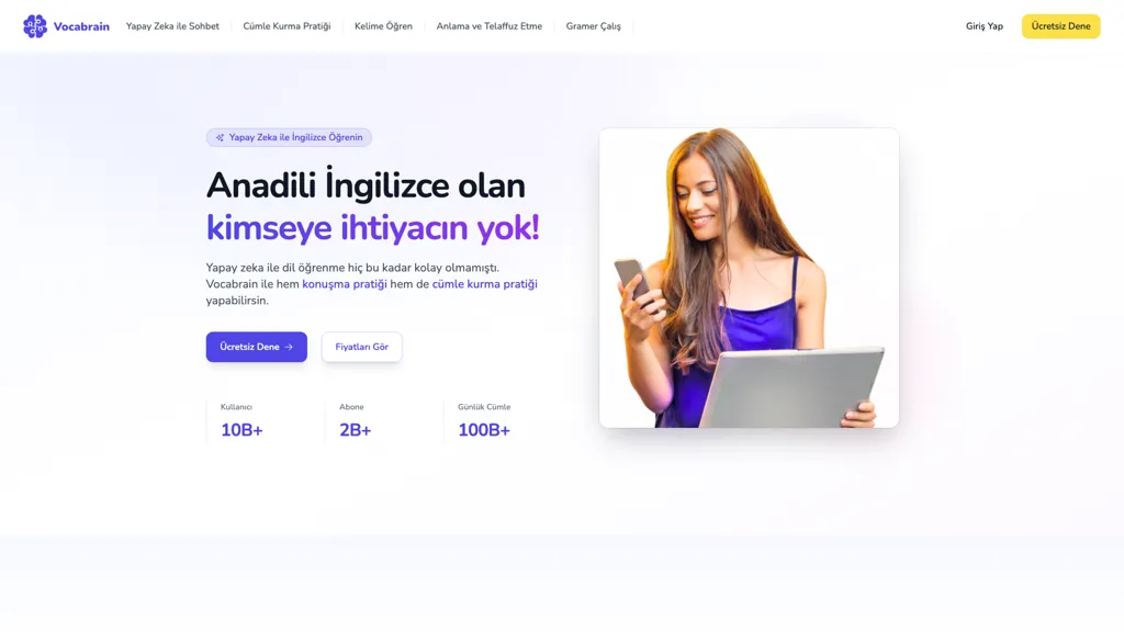 Vocabrain screenshot