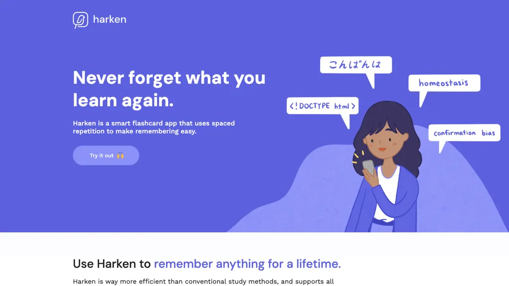 Harken Chrome Extension screenshot