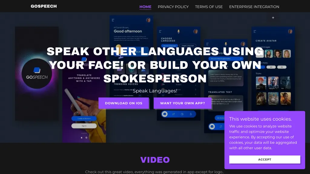 GoSpeech screenshot