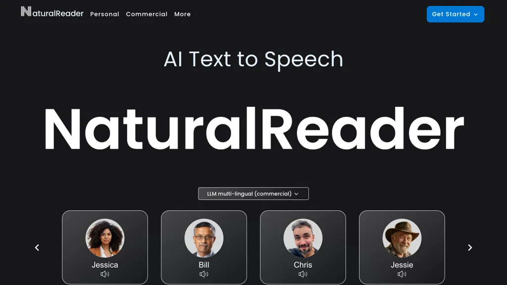 NaturalReader screenshot