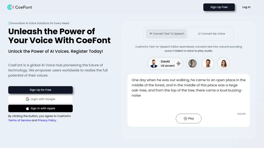 coefont.cloud screenshot