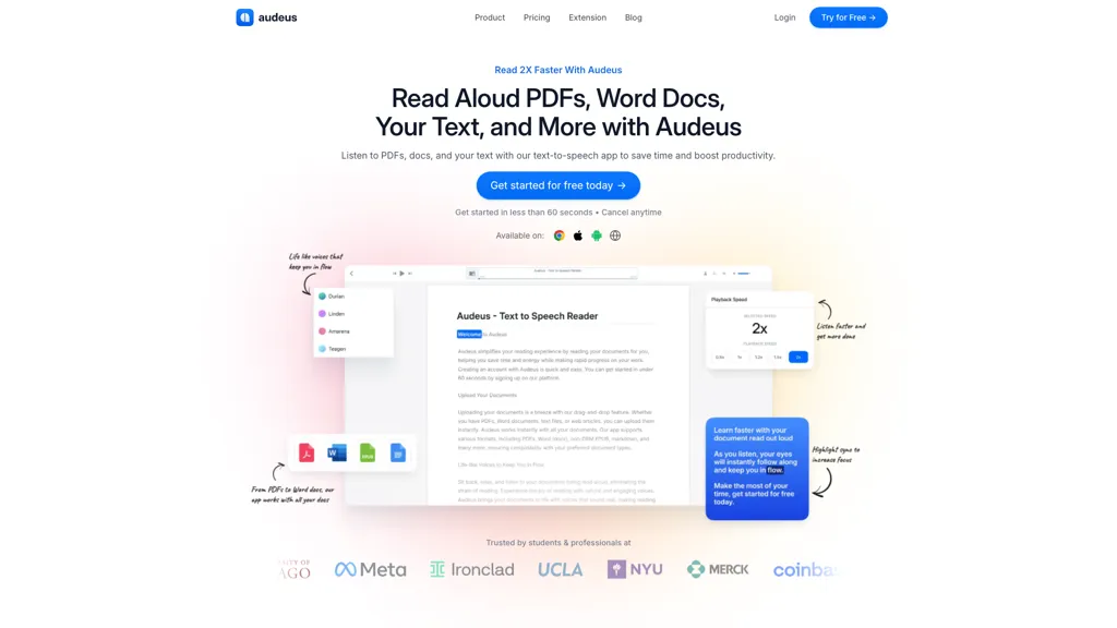 Reader by Audeus screenshot