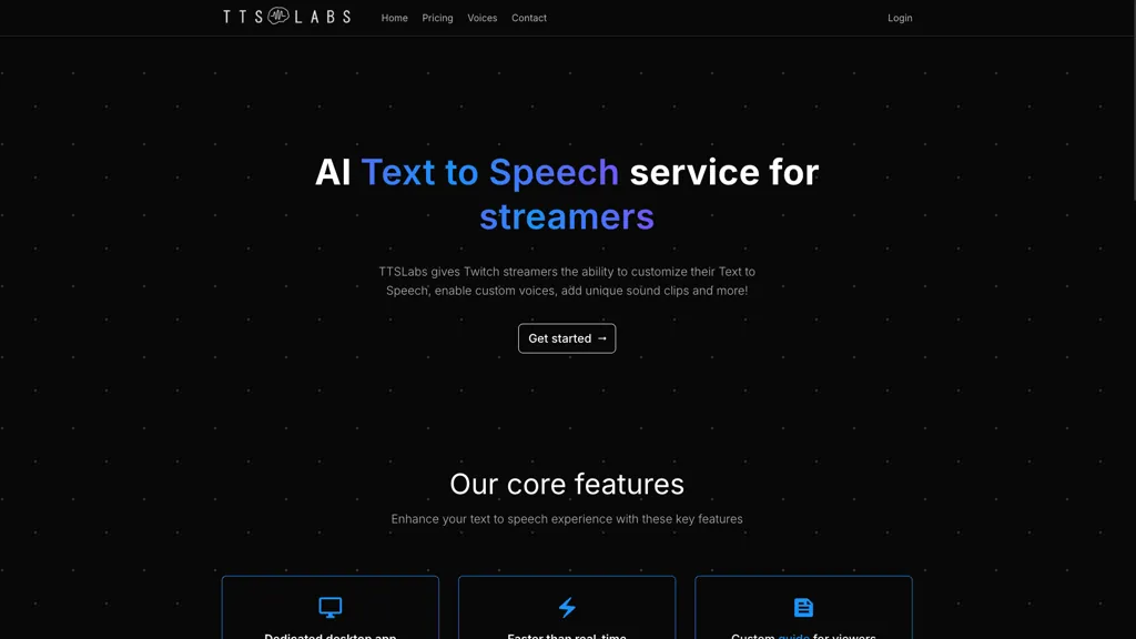 TTSLabs screenshot