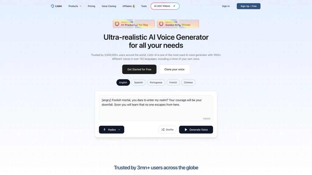 Listnr AI screenshot