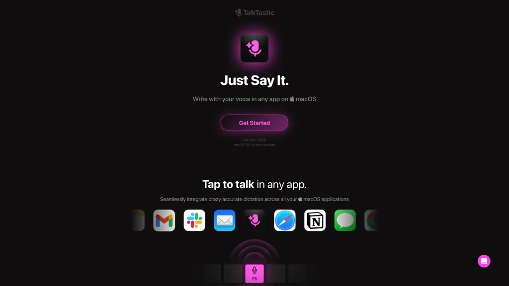 TalkTastic screenshot
