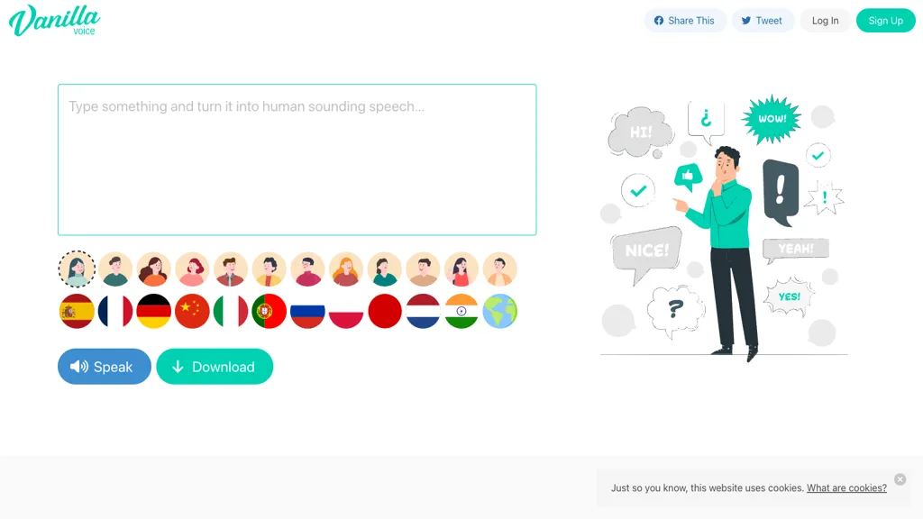 VanillaVoice screenshot