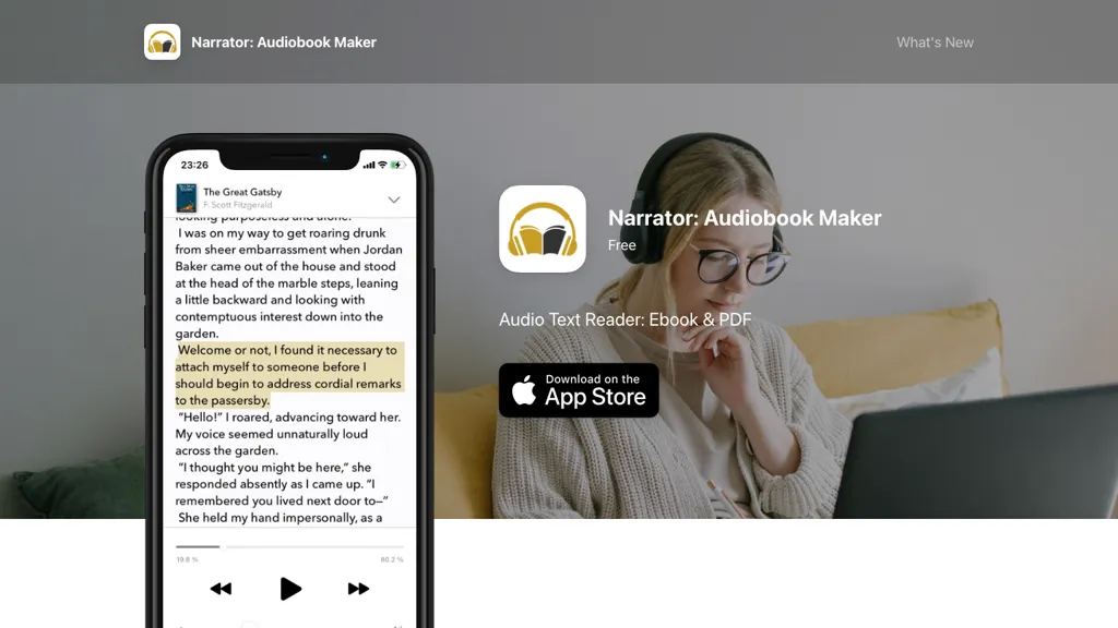 Narrator: Audiobook Maker screenshot