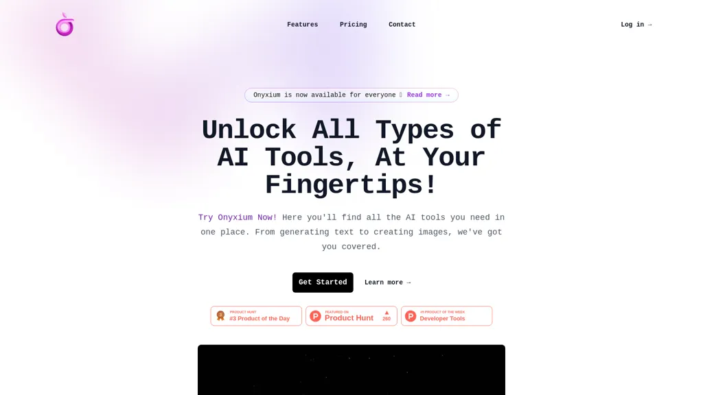 Onyxium AI screenshot
