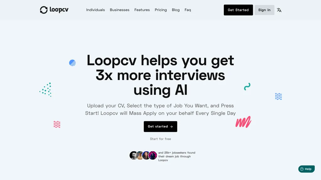 Loopcv screenshot