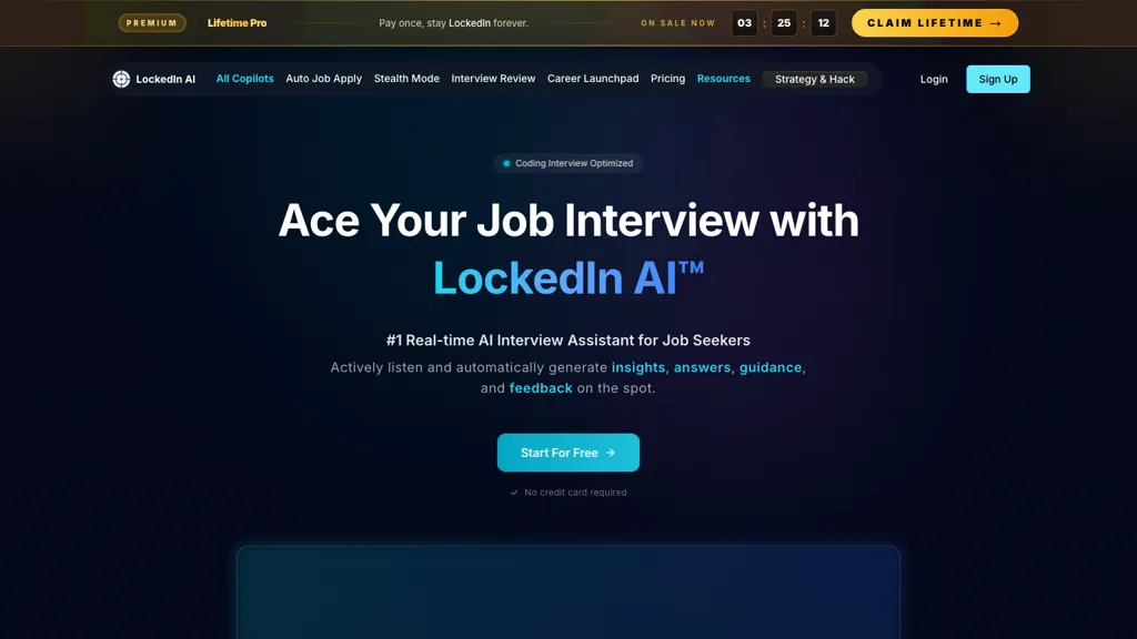 LockedIn AI screenshot