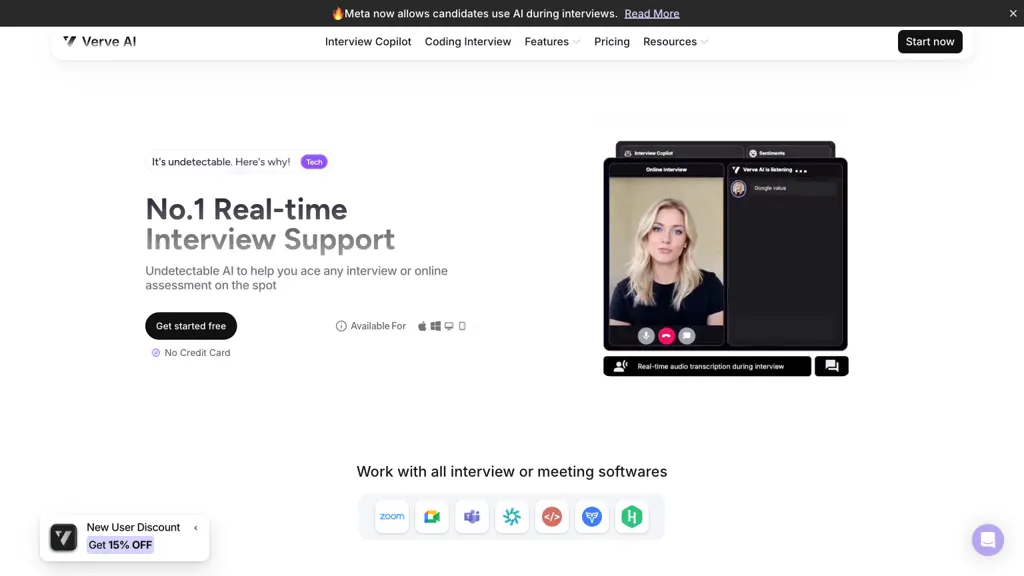 Verve AI - Interview Copilot screenshot