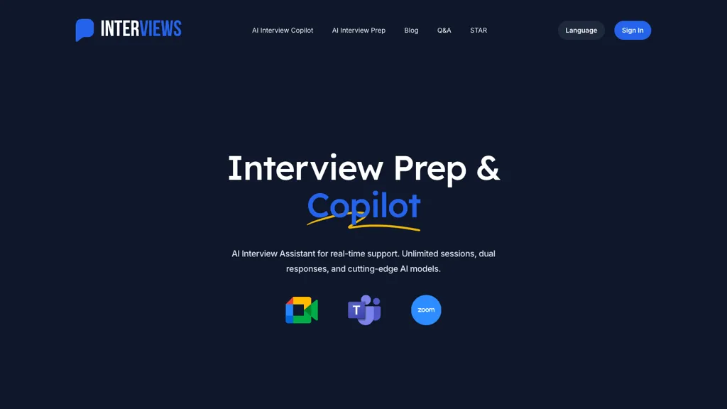 Interviews chat screenshot