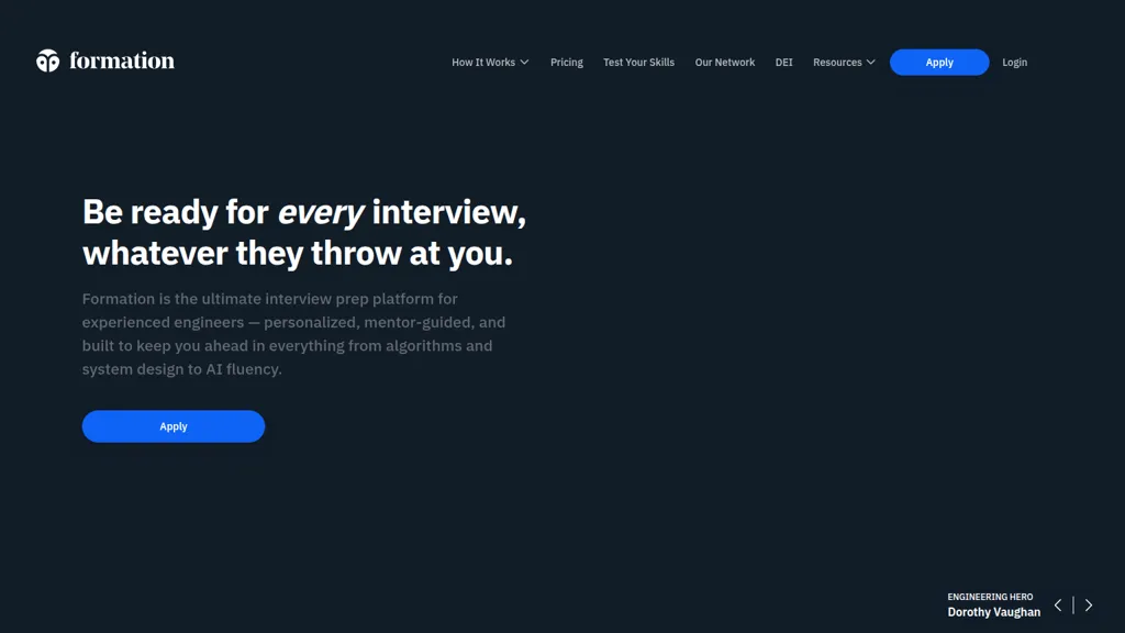 Formation screenshot
