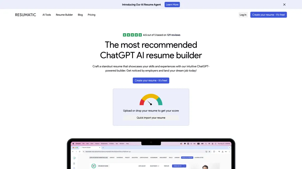 Resumatic screenshot