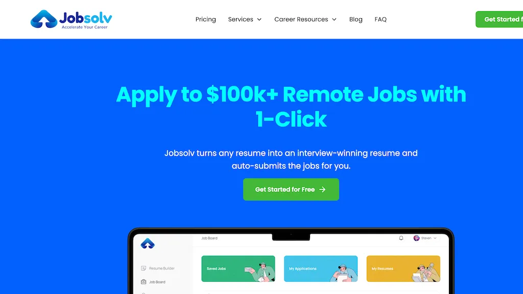 Jobsolv screenshot