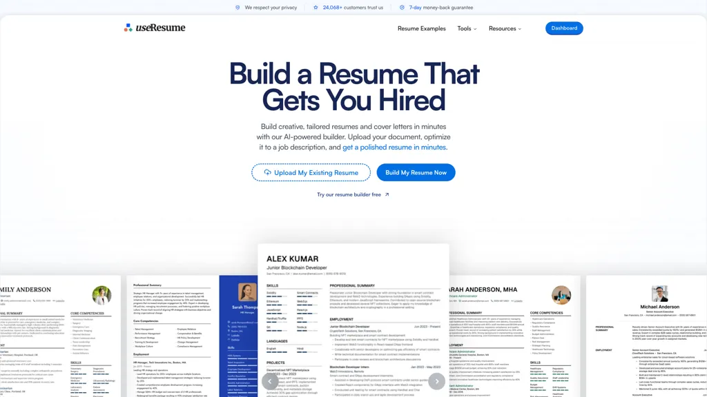 UseResume AI screenshot