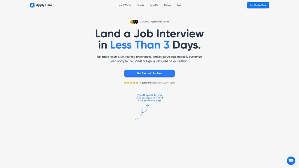 Apply Hero AI screenshot