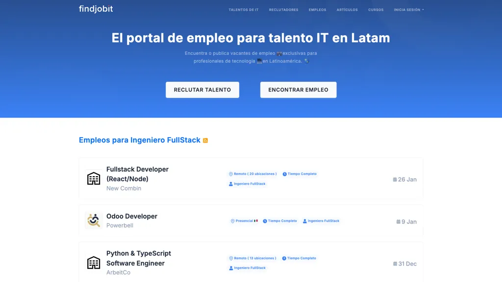 Findjobit screenshot