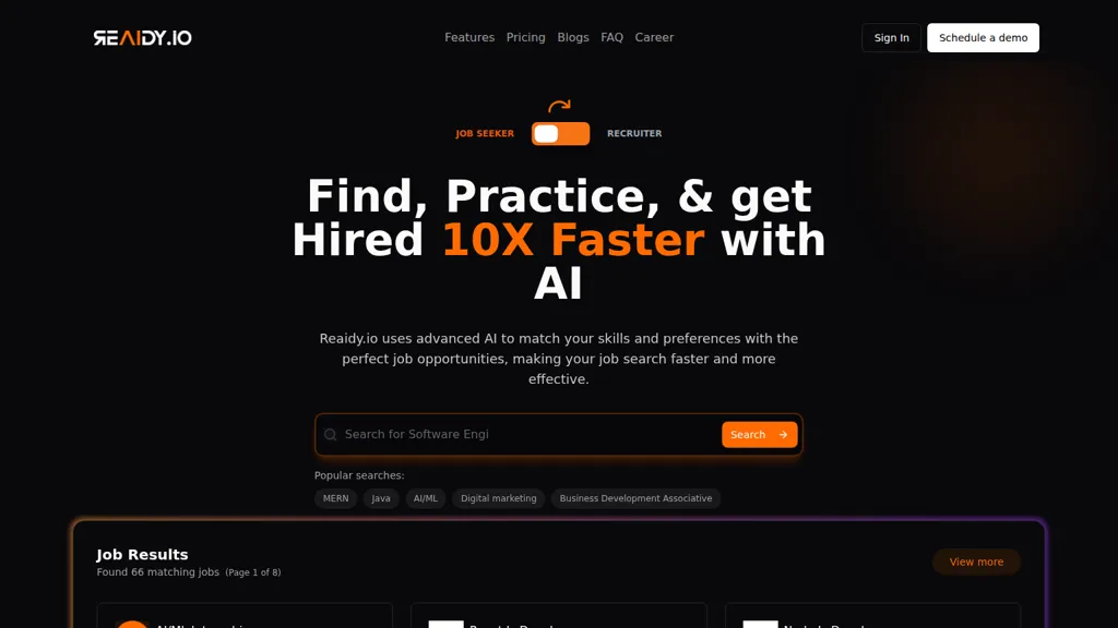 Reaidy.io screenshot